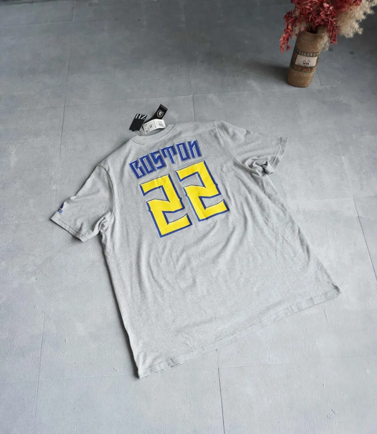 تیشرت نخی زنانه طوسی روشن Adidas