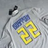 تیشرت نخی زنانه طوسی روشن Adidas