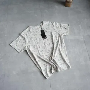 تیشرت نخی مردانه طرح دار طوسی Ebound denim تیشرت نخی مردانه طرح دار طوسی Ebound denim