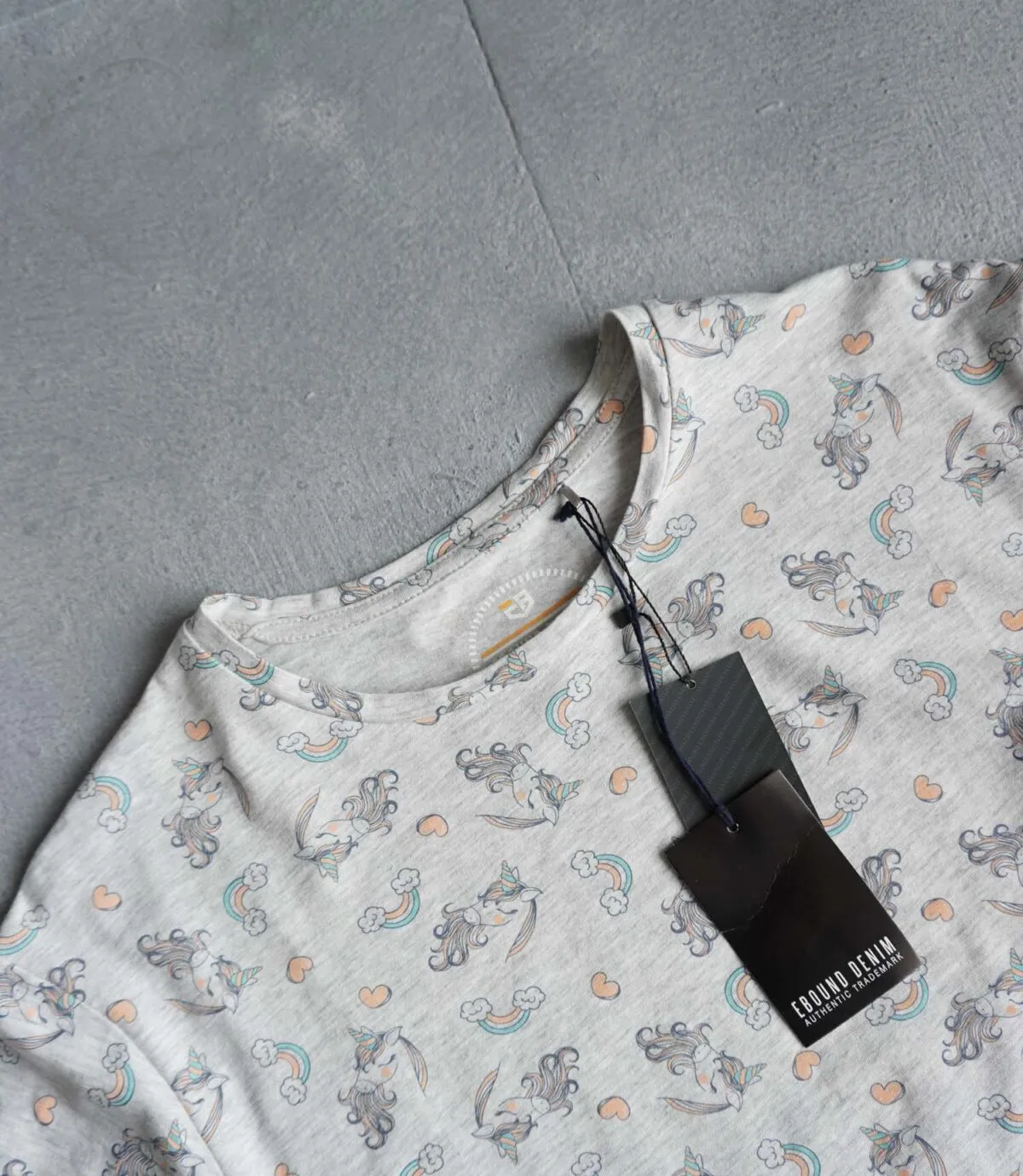تیشرت نخی مردانه طرح دار طوسی Ebound denim تیشرت نخی مردانه طرح دار طوسی Ebound denim