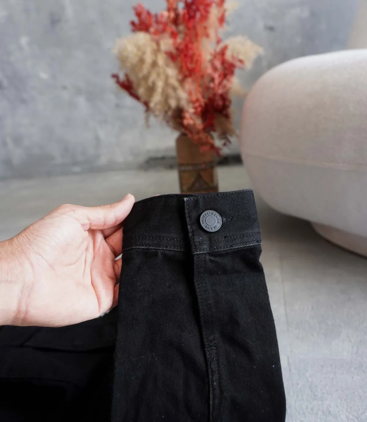 جکت جین مشکی طرح دار Jack&Jones
