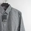 پیراهن نخی چهارخونه آستین بلند H&M