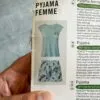 ست تیشرت و شلوارک نخی سبزآبی Esmara