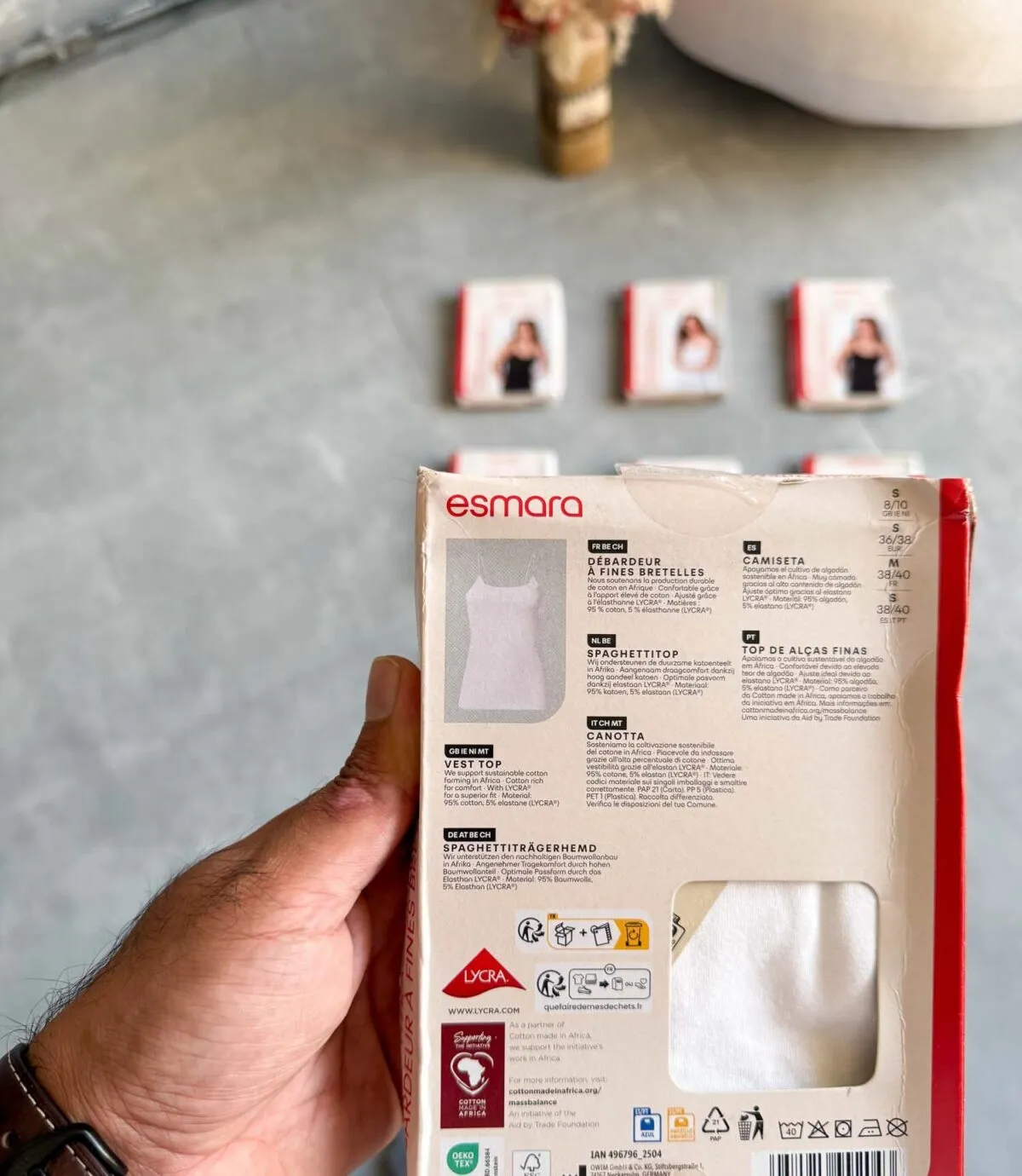 تاپ نخی سفید Esmara
