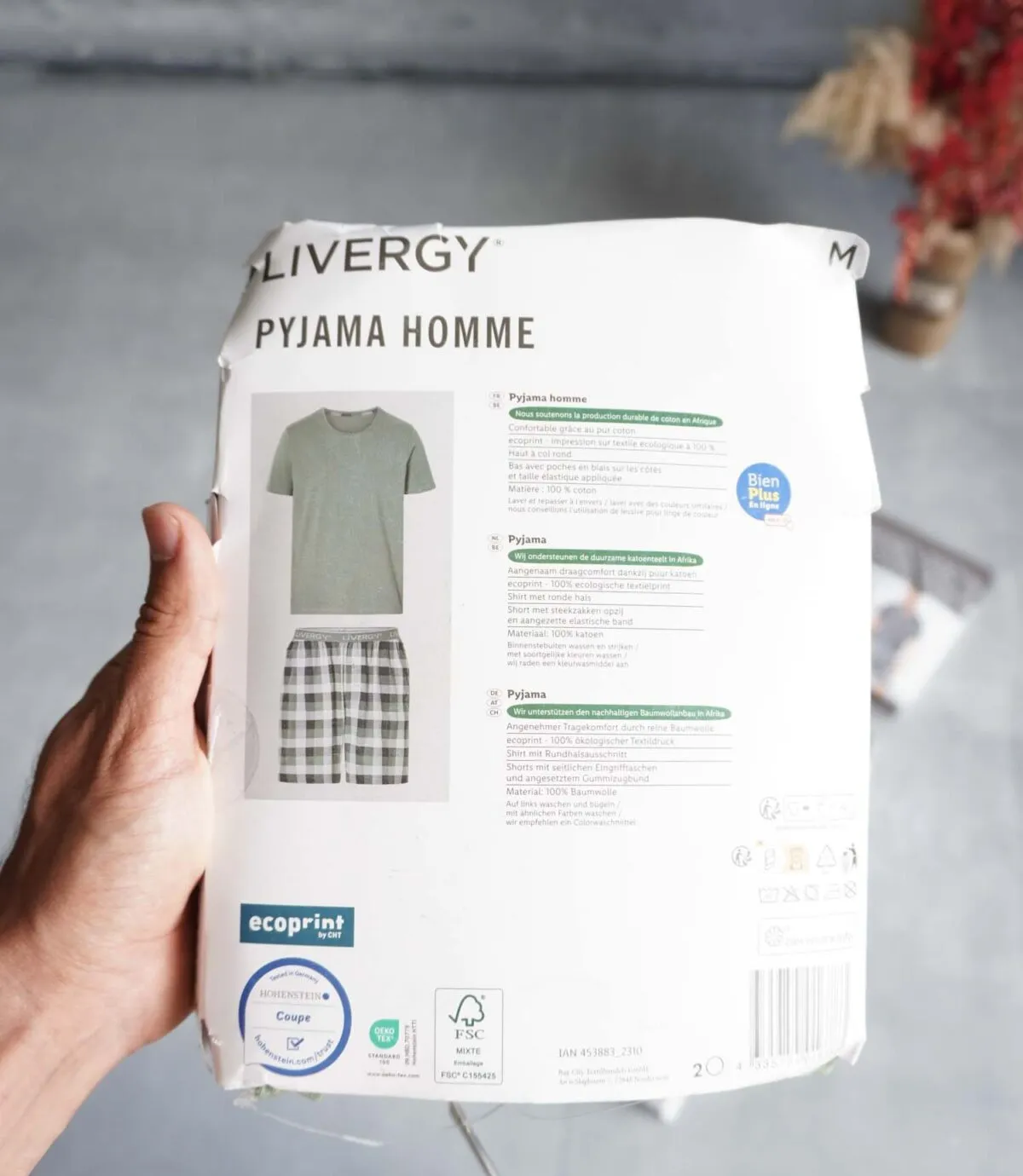 ست تیشرت و شلوارک سبز Livergy
