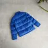 جکت داخل الیاف آبی ساده Shein