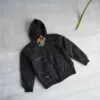 جکت حرفه ای کلاه دار مشکی Jack&Jones