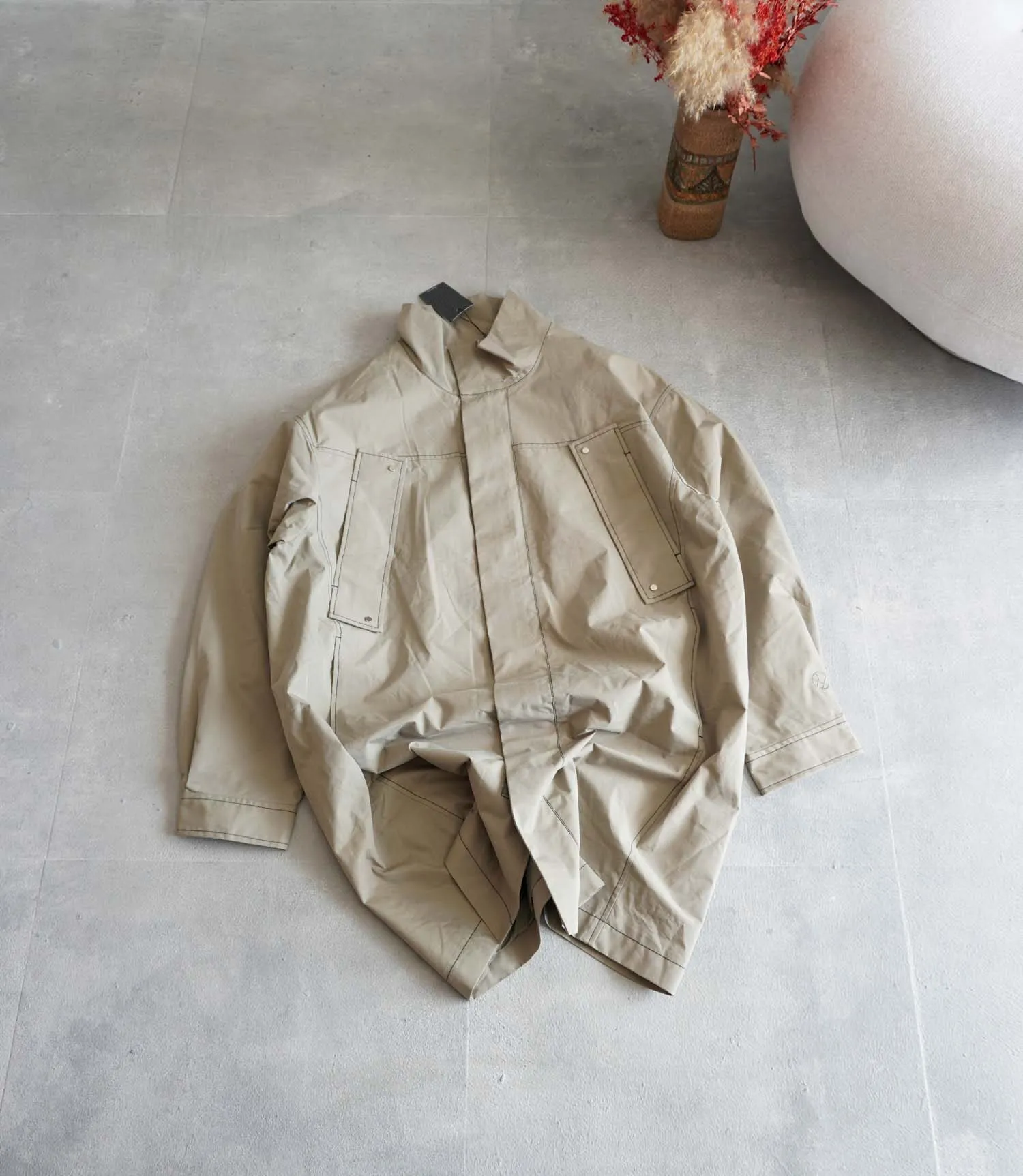 جکت بارانی بلند سبز دریایی Jack&Jones جکت بارانی بلند سبز دریایی Jack&Jones