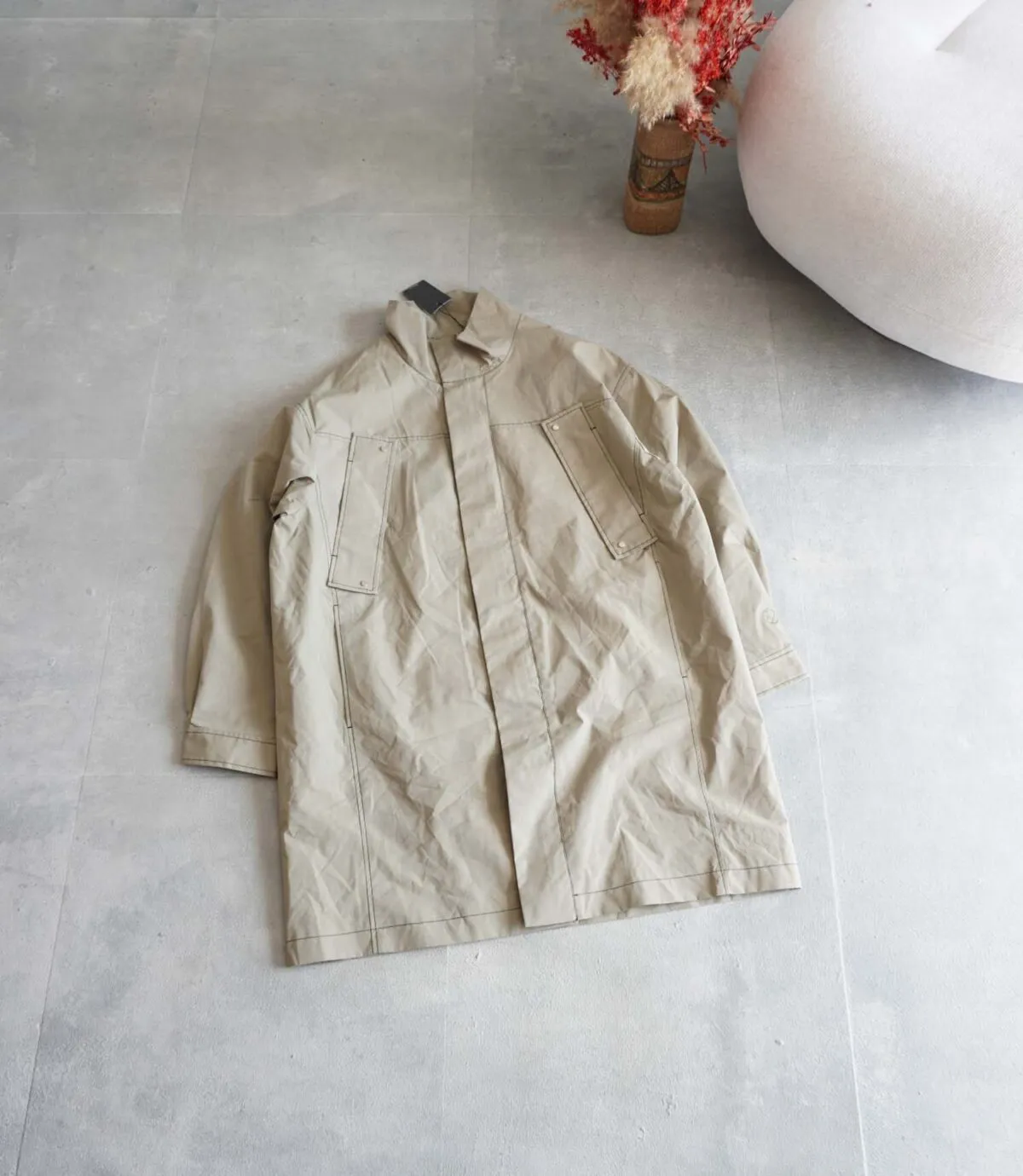 جکت بارانی بلند سبز دریایی Jack&Jones جکت بارانی بلند سبز دریایی Jack&Jones