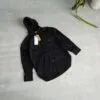 جکت جین کلاه دار مشکی ساده Selected جکت جین کلاه دار مشکی ساده Selected