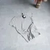 تیشرت یقه گرد طوسی زنانه Schiba تیشرت یقه گرد طوسی زنانه Schiba