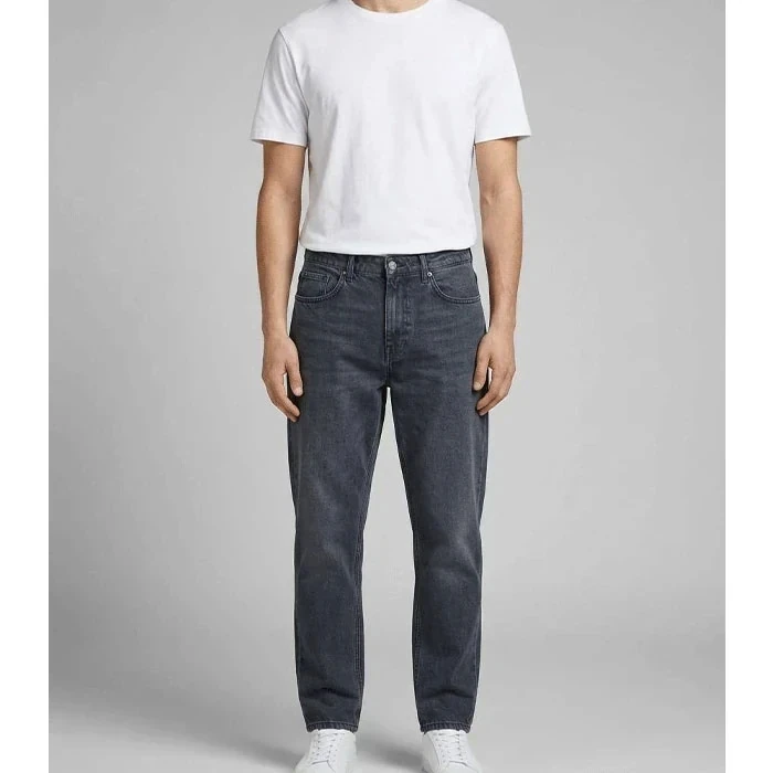 شلوار جین مردانه اورجینال رنگ ذغالی تیره برند pull&bear سفارش اسپانیایی مدل مام فیت کد 2023 شلوار جین مردانه اورجینال رنگ ذغالی تیره برند pull&bear سفارش اسپانیایی مدل مام فیت کد 2023