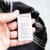 پیراهن نخی آستین کوتاه راه راه مشکی Livergy