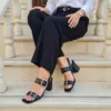 صندل زنانه مجلسی پاشنه دار تیامهر